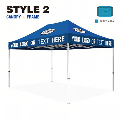 American Phoenix 10 x 15 Custom Canopy with Your Logo Graphics - American Phoenix