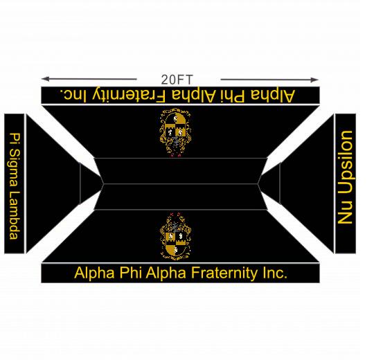 American Phoenix 10 x 20 Custom Canopy with Your Logo Graphics