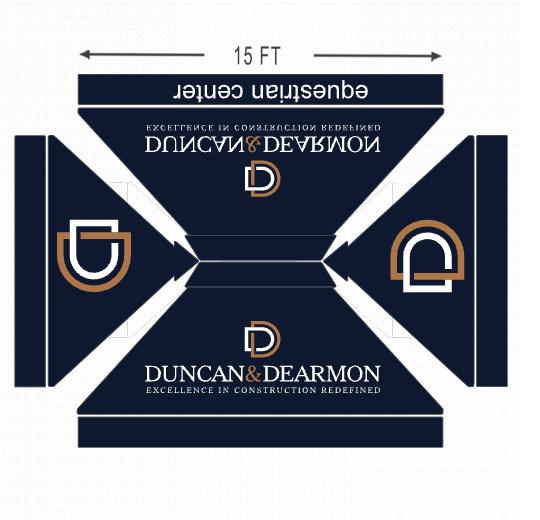 American Phoenix 10 x 15 Custom Canopy with Your Logo Graphics