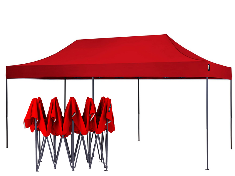 Load image into Gallery viewer, AMERICAN_PHOENIX_10x20_Pop_Up_Canopy_Tent_red 1
