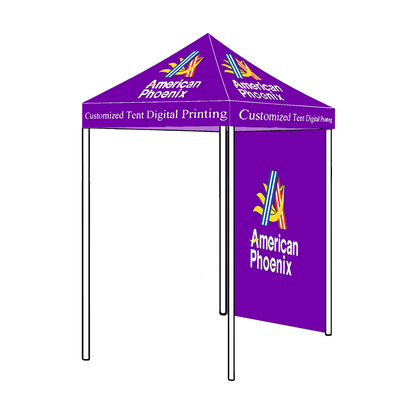 American Phoenix 5 x 5 Custom Canopy with Your Logo Graphics - American Phoenix