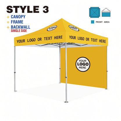 American Phoenix 10 x 10 Custom Canopy with Your Logo Graphics - American Phoenix